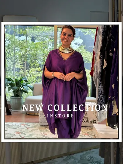 Radiating effortless elegance. Deepti Choudhary stuns in a handcrafted Wasabi ensemble from our new collection. It’s a joy to see her bring this piece to life.