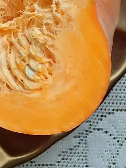 The rich color and texture of a fresh pumpkin. Using real, whole ingredients like this is at the heart of what I do. It's skincare you can trust.