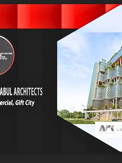 The Fintech Commercial hub in GIFT City, which received an Excellence Award from AADF. This project is a physical representation of my philosophy of creating architecture that holds a promise of progress and sustainability.