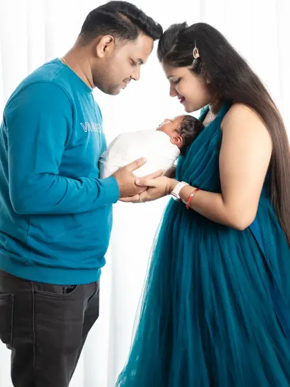 New parents looking at their baby with so much love. This is the start of a beautiful journey, and we are so grateful to capture these first precious moments.