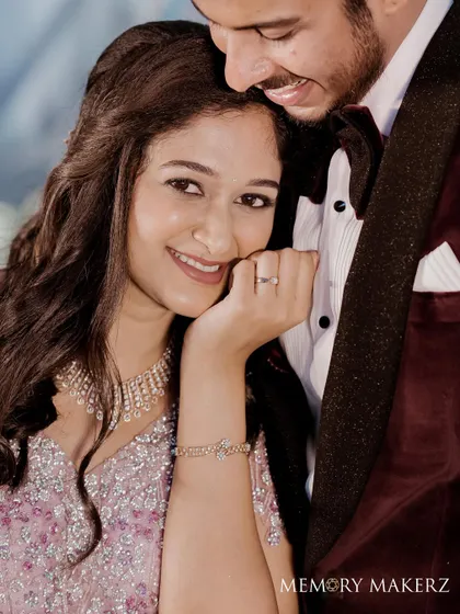 A close-up filled with love and laughter. This is my 'minimal glam' style at its best, where the skin looks real, and the bride's happiness shines through.