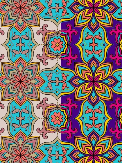 Here you can see the two color variations side by side. It's a reminder that patterns exist in our thoughts and behaviors, and we have the power to change their color and energy.