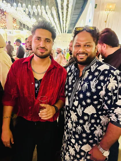 With the popular singer Jassie Gill. I am grateful for these opportunities to meet and interact with such great artists.