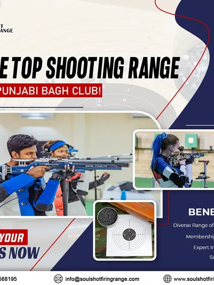 We are the top shooting range in Punjabi Bagh Club, offering a diverse range of firearms, expert instructors, and a focus on safety.