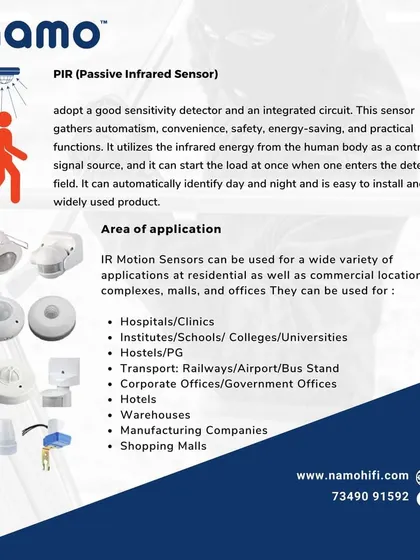 This informational graphic explains how Passive Infrared (PIR) motion sensors work. We use these sensors to automate lighting and security alerts, improving both energy efficiency and safety in homes and commercial spaces.