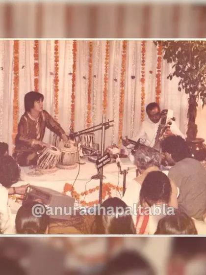 Performing with a sitar player at my Ganda Bandhan ceremony, a day filled with music and blessings from my Gurus.