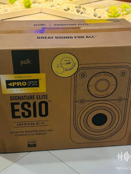 Fresh out of the box. I stock the Polk Audio Signature Elite series, ensuring you get authentic, high-quality products for your audio system.