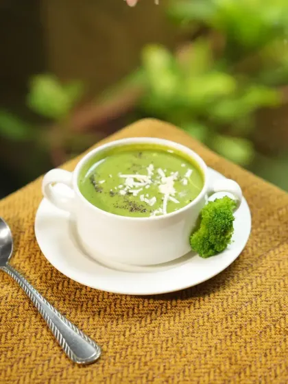 Warm up with a bowl of Broccoli Cheese Soup, creamy, cheesy goodness with tender broccoli in every spoonful.