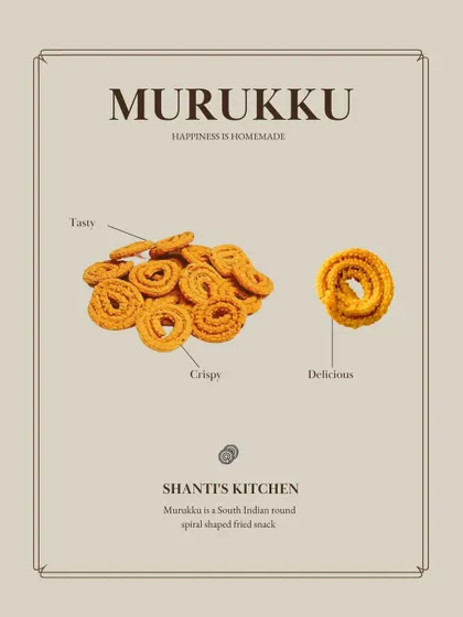 A simple guide to my classic Murukku. It's a round, spiral-shaped South Indian snack that I make to be perfectly tasty, crispy, and delicious every single time.