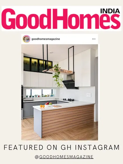 It's always exciting to be featured in a publication like GoodHomes Magazine. They showcased this modern, open-plan kitchen design, highlighting its clean lines and functional layout.