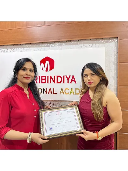 This certificate marks the successful completion of her training and the start of a new career.