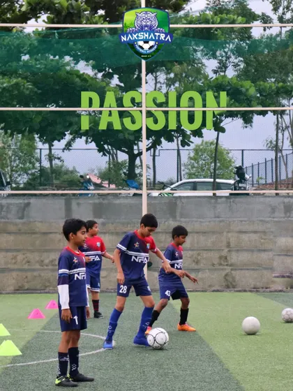 Passion towards the game is visible in every drill. Our young players focus on their ball control and technique.