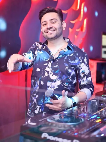 Another great night at Tipsy Bull. The floral shirt matches the vibrant energy of the club.