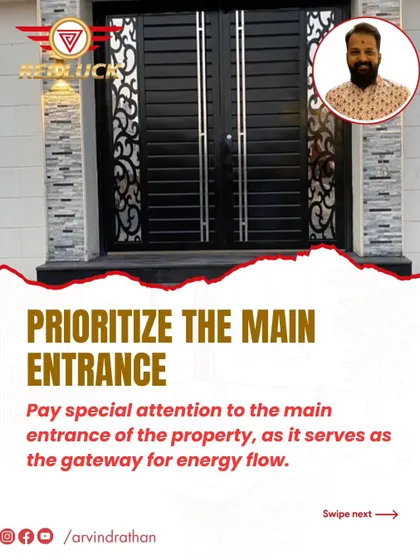 I always tell homeowners to prioritize the main entrance, as it serves as the primary gateway for energy flow into the property.