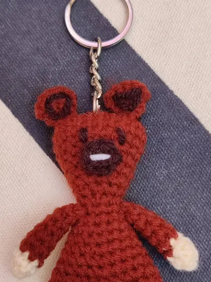 A classic brown version of Mr. Bean's teddy, available as a keychain.