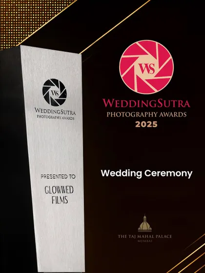 Our commitment to storytelling has been recognized by the best in the industry. We are honored to have received this WeddingSutra Photography Award, a testament to the passion and artistry we pour into every wedding and pre-wedding film we create.