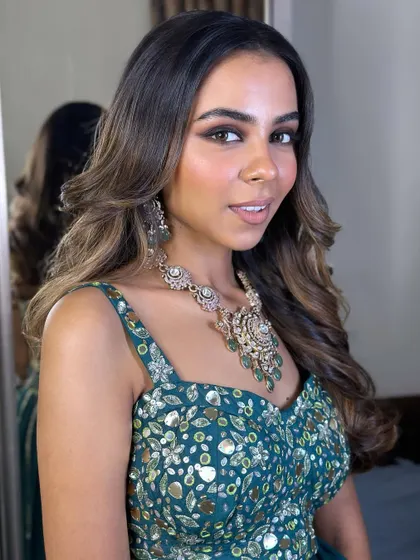 A classic portrait. The soft brown smokey eye is a timeless choice that adds just the right amount of drama.