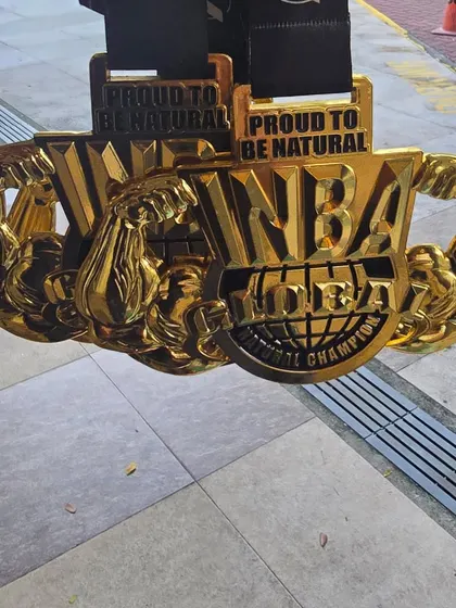 Another look at the beautifully designed medals for natural champions.