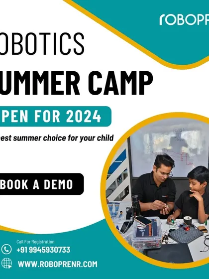 Our 2024 Robotics Summer Camp is now open. Book a demo to see why it's the best summer choice for your child.