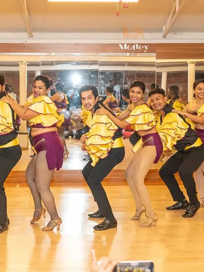 A high-energy group performance from our Motley Mixer. The costumes, choreography, and energy of our dancers light up the stage.