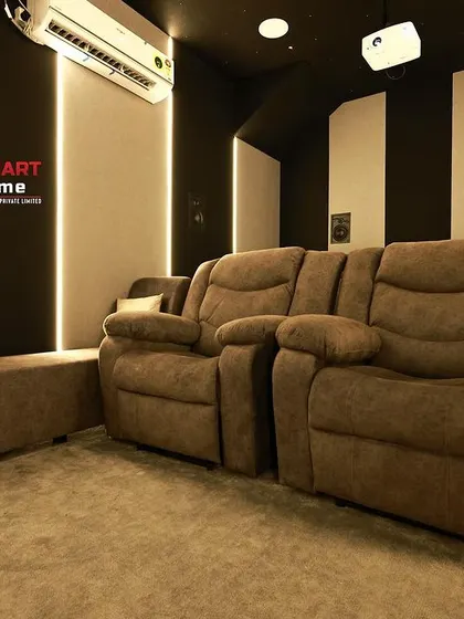 A duplicate of 102, this shot provides another look at the clever seating layout designed to maximize the capacity of this compact theater.