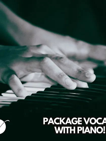 Package your vocal training with piano lessons to become a versatile musician. We teach you the skills to accompany yourself and arrange your own music.