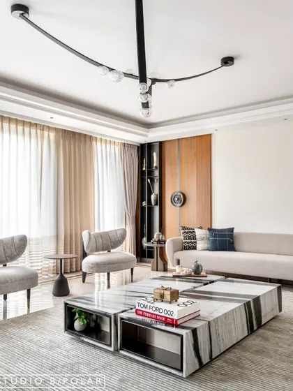 A collection of images from various projects showcasing our range of styles, from modern minimalism and warm contemporary to bold, colorful, and eclectic designs.