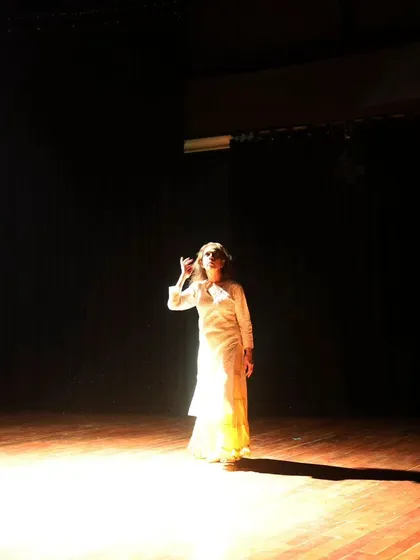 A tech run for Aditi Mangaldas's "Immersed."