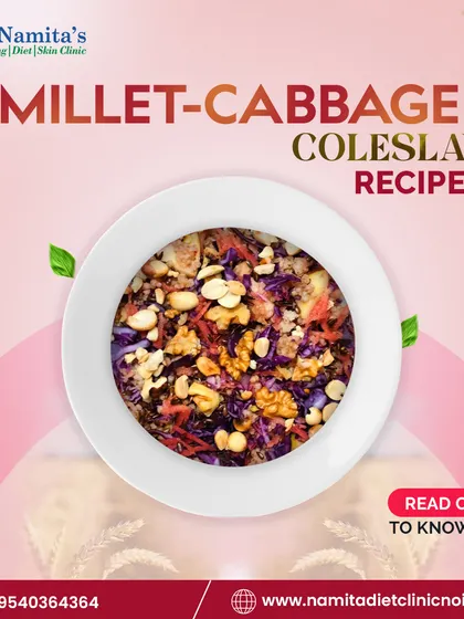 My Millet-Cabbage Coleslaw is a creative and healthy twist on a classic side dish. It's crunchy, tangy, and packed with the goodness of millets and fresh cabbage, adding both flavor and nutrition to your meal.