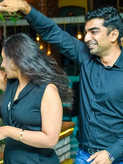 A smooth turn executed with a smile. It's wonderful to see dancers enjoying themselves and expressing their style.