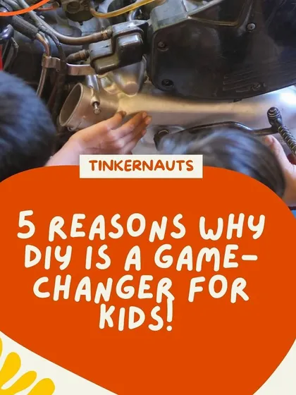 This graphic introduces five reasons why DIY is a game-changer for kids. It's more than just a hobby; it's a powerful tool for development.