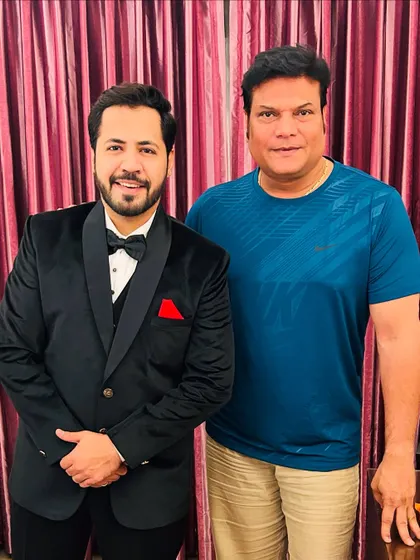 It was a pleasure meeting Dayanand Shetty sir at an event. It's always great to connect with other artists and personalities in the industry.
