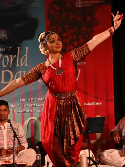 Meera Sreenarayanan in full flow during her performance in Delhi. Her energy and spirit were truly captivating.