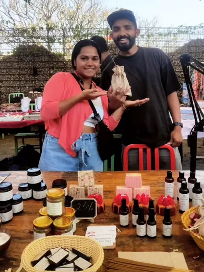 Happy faces at the Soul Kollektiv market. Seeing you enjoy my products makes all the hard work worth it.