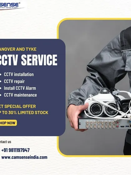 My CCTV services include installation, repair, maintenance, and integration with CCTV alarm systems. I am holding a complete kit here, ready for a new installation.