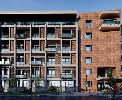 This is a rendering of the new faculty building for IIT Kanpur, a project currently under construction. The design uses a modern architectural language while staying true to my preference for honest materials like brick, creating a facade that is both complex and orderly. It reflects my work in shaping the future of educational infrastructure.