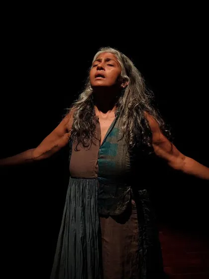 A moment of profound emotion in "Medea." We stage timeless stories that continue to resonate with audiences today, exploring universal themes of love, betrayal, and justice.