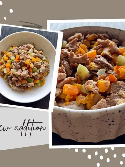 A new addition to our menu! Our Mutton Meal is perfect as a weekend special or for dogs who need a novel protein source in their diet.