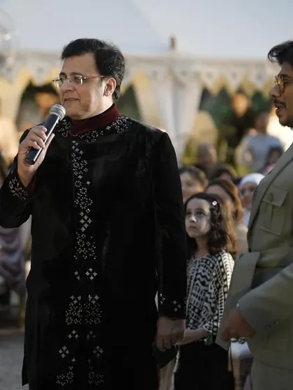 Hosting a royal Muslim wedding at Suryagarh, Jaisalmer. My approach is always to build a bridge between tradition and celebration, engaging with guests respectfully to ensure everyone feels included and comfortable.