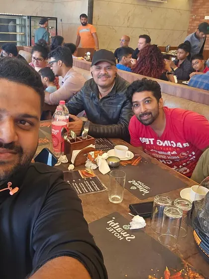 Breakfast scenes with the riding team. Sharing a meal is an essential part of our group bonding.