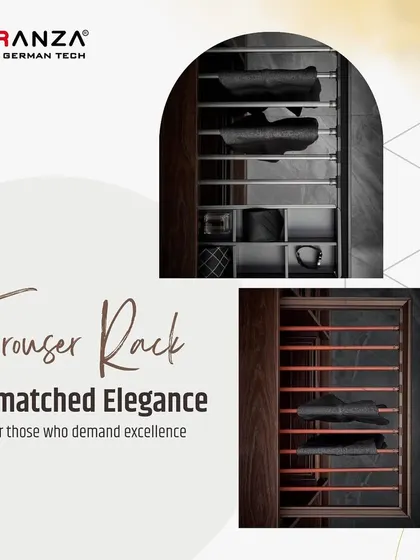 For those who demand excellence, this trouser rack offers unmatched elegance. The combination of a sleek frame and organized display elevates your wardrobe from simple storage to a curated collection.