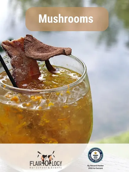Using mushrooms in cocktails can add a deep, earthy, umami flavor. It's another example of how we push creative boundaries.