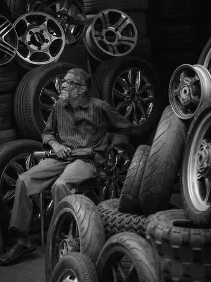 A photo series from Chor Bazaar, Mumbai's famous flea market. It includes portraits of shopkeepers and artisans alongside images of the countless antiques, from vintage cameras to old car parts, that fill its narrow lanes.