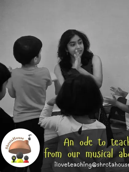 An ode to our teachers. On Teacher's Day, we celebrate the wonderful educators who are the backbone of ShrotaHouse, patiently guiding our little ones.