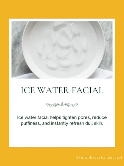 An ice water facial is a quick trick to tighten pores, reduce puffiness, and instantly refresh dull skin. It's a great way to start your morning.