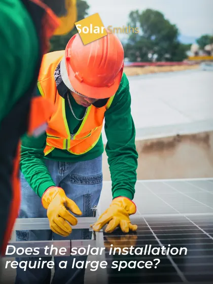 Does solar installation require a large space? Not necessarily. I customize solutions to fit your available space, whether it's a compact rooftop or a large terrace.