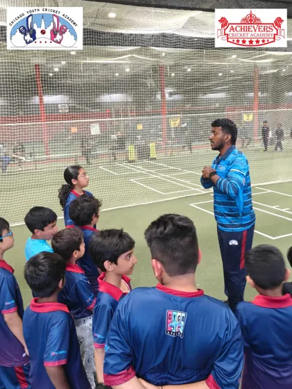 Another angle of our coach with the young CYCA players in Chicago. We are committed to developing talent from the ground up, wherever they are in the world.