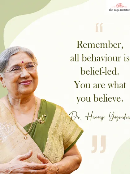 Remember, all behaviour is belief-led. You are what you believe. To change your actions, you must first examine your inner beliefs.