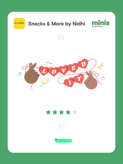 More love from my customers! Your positive feedback encourages me to keep finding and creating the best healthy snacks for you.