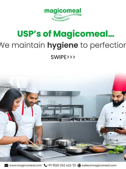One of our key unique selling points is maintaining hygiene to perfection. Our professional chefs and kitchen staff are trained to uphold the highest standards of cleanliness and food safety in all our operations.